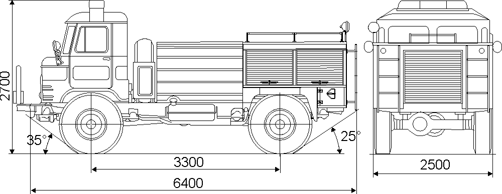 Чертеж газ 66 dwg