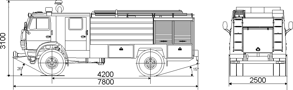 Камаз 43253 чертеж