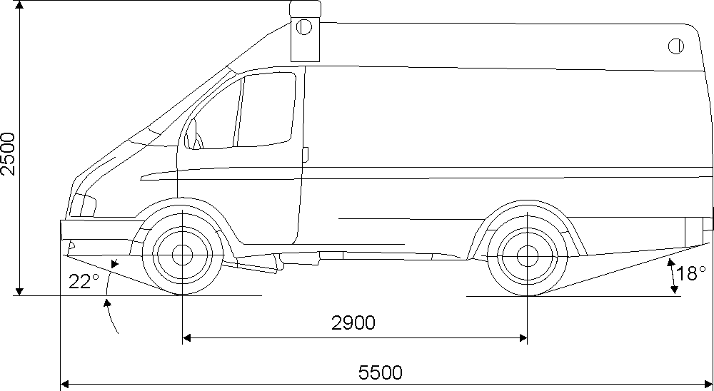 Чертеж кузова газель 2705