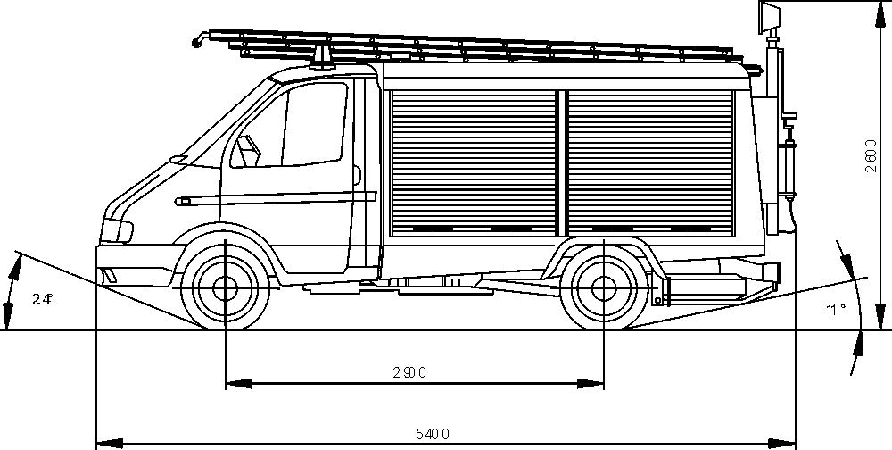 Газ 33021 чертеж